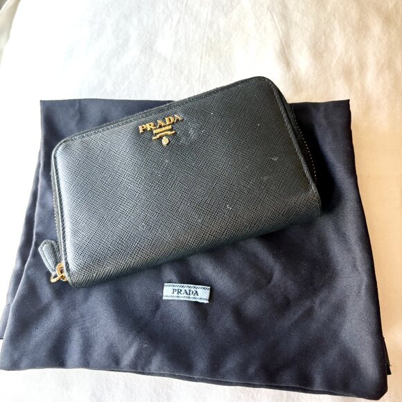 Prada Saffiano Metal Leather Wallet - Picture 7 of 7